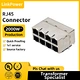 8P8C connectors, also known as RJ45 connectors, are widely used in Ethernet networking for secure and stable connections. Find high-quality 8P8C connectors at affordable prices for your projects.